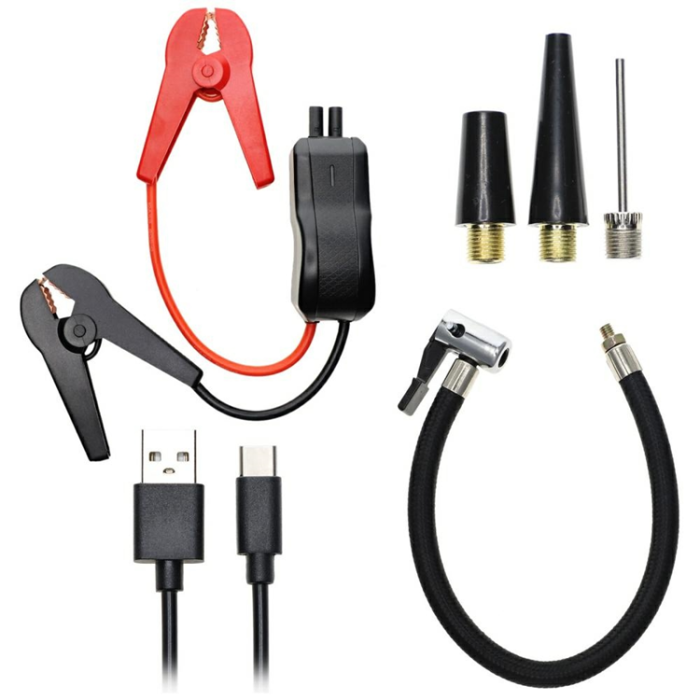 4smarts - 4smarts Starthjälp Powerbank 8800mAh med kompressor PitStop - Svart