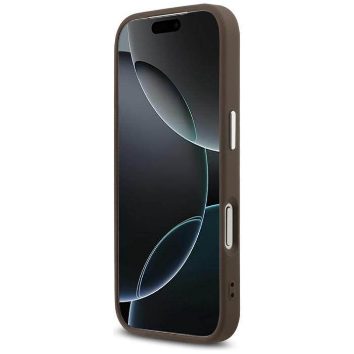 Guess - Guess iPhone 17 Pro Mobilskal MagSafe 4G Classic Logo - Brun