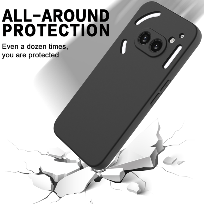A-One Brand - Nothing Phone (2a) Plus Mobilskal Liquid Silikon med Handrem