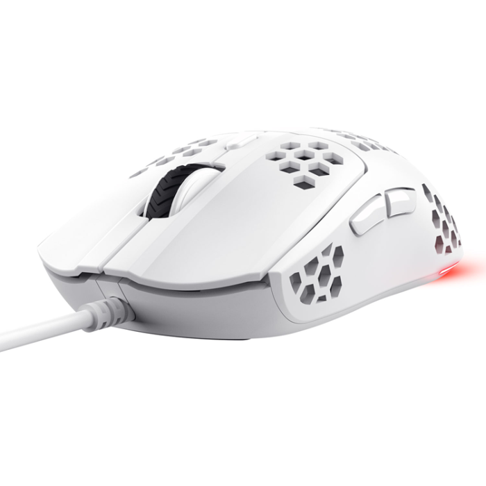 Trust - TRUST Gamingmus GXT 928W Helox Lättvikts - Vit