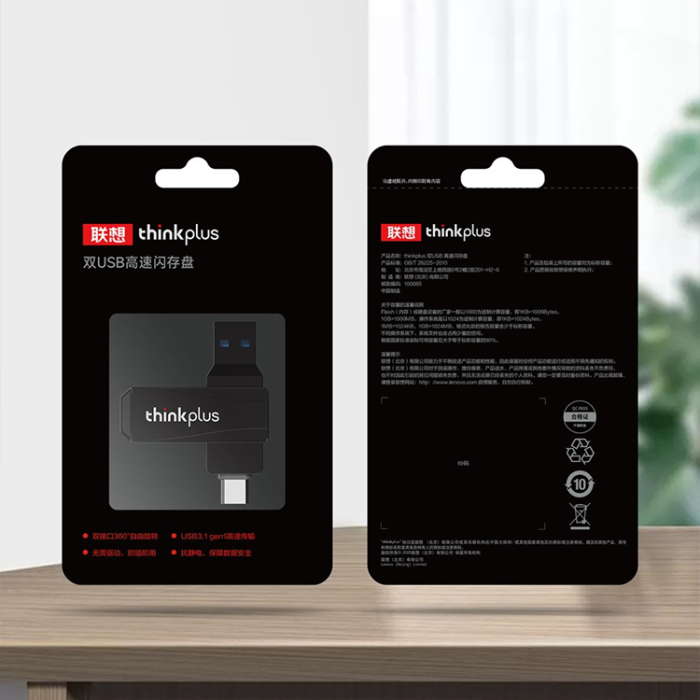 Lenovo - LENOVO Pendrive 64GB USB/USB-C Dual THINKPLUS MU252
