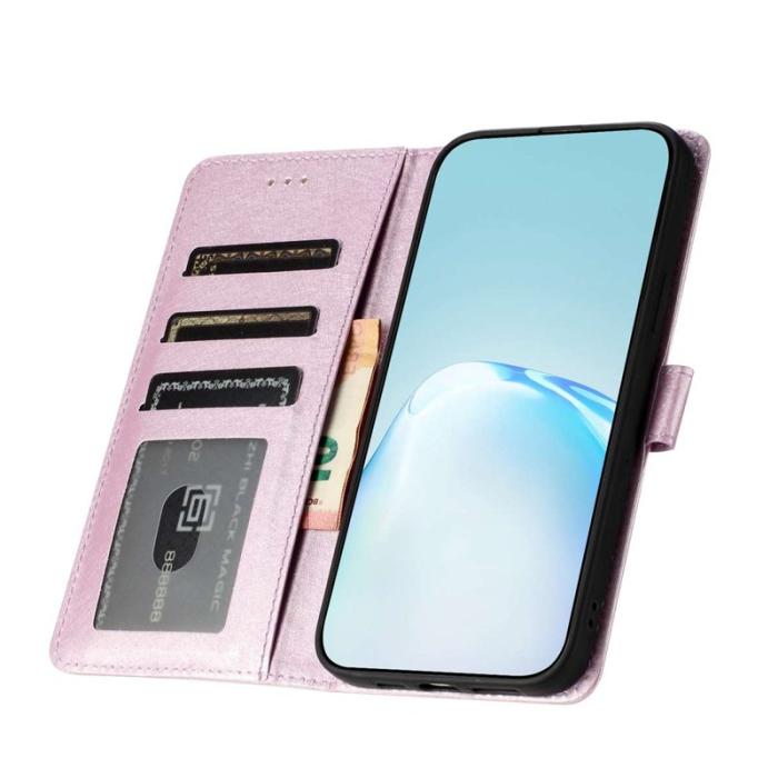 OEM - Samsung Galaxy A57 Plånboksfodral Konstläder Magnetisk Stängning - Lila
