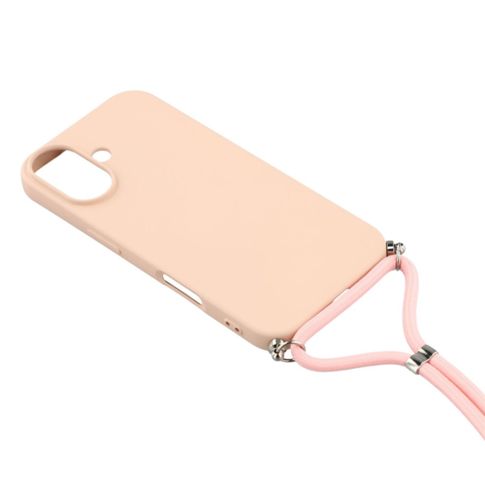 A-One Brand - iPhone 17 Mobilskal Med Axelrem - Rosa