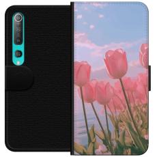 iSecrets - Pl&aring;nboksfodral till Xiaomi Mi 10 5G med Rosa Tulpaner