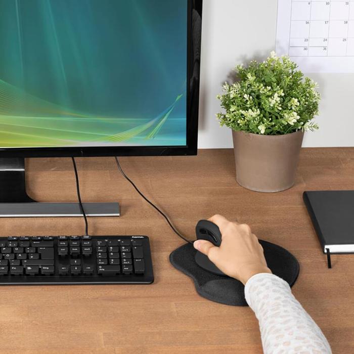 Hama - HAMA Musmatta Ergonomisk - Svart