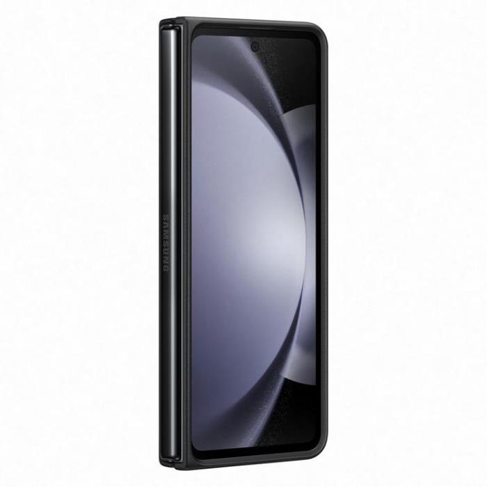 Samsung - Samsung Galaxy Z Fold 5 Mobilskal PU Läder - Svart