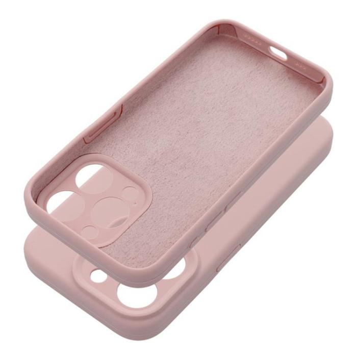 OEM - iPhone 16 Pro Mobilskal Silikon 2mm - Sand Rosa