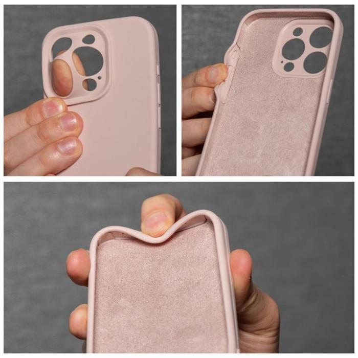 OEM - iPhone 16 Pro Mobilskal Silikon 2mm - Sand Rosa