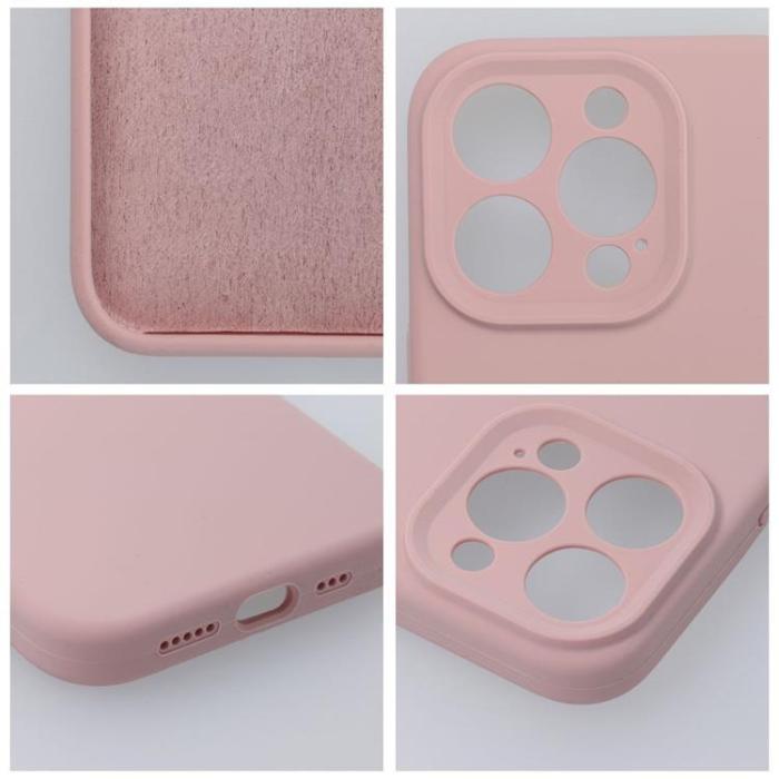 OEM - iPhone 16 Pro Mobilskal Silikon 2mm - Sand Rosa