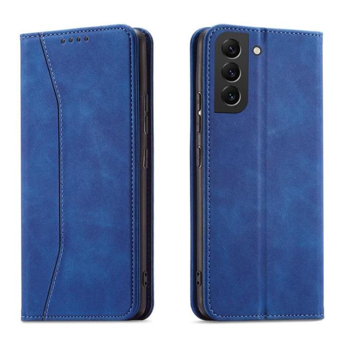 OEM - Galaxy S23 Plus Plånboksfodral Magnet Fancy - Blå