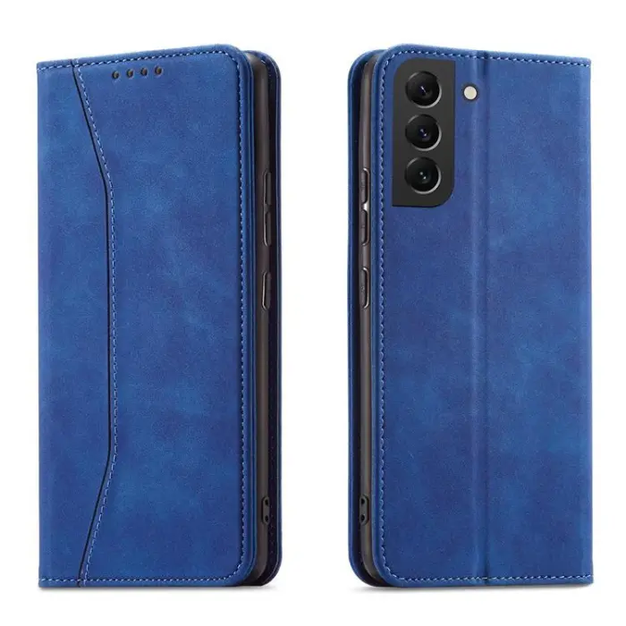 OEM - Galaxy S23 Ultra Plånboksfodral Magnet Fancy - Blå