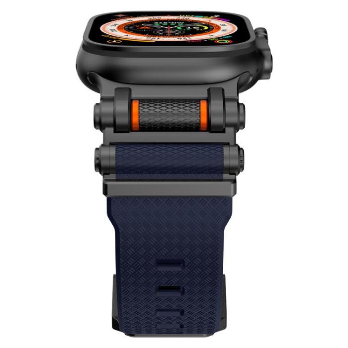 Boom of Sweden - Apple Watch Ultra 2 (49mm) Armband Rotation Axis Silikon - Blå
