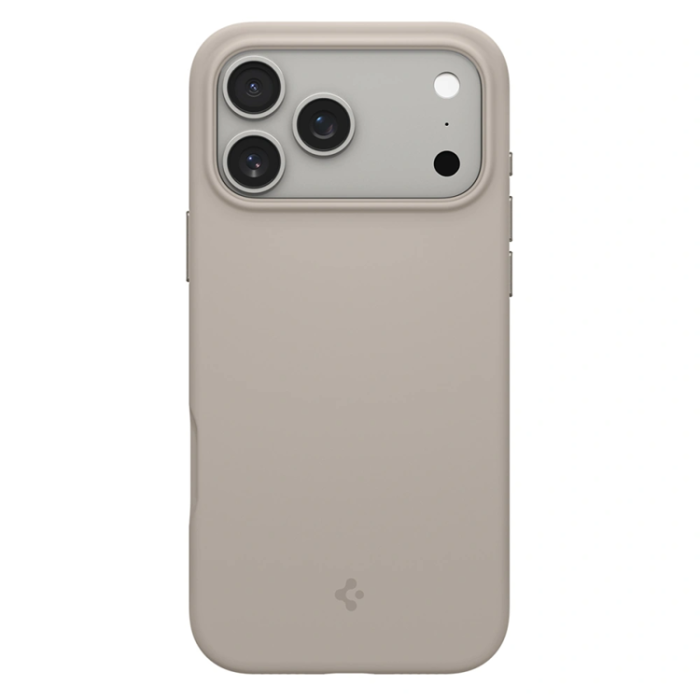 Spigen - Spigen iPhone 17 Pro Max Mobilskal Magsafe Silikon Fit - Stone