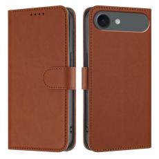A-One Brand - iPhone Air Plånboksfodral Solid Color - Kaffe