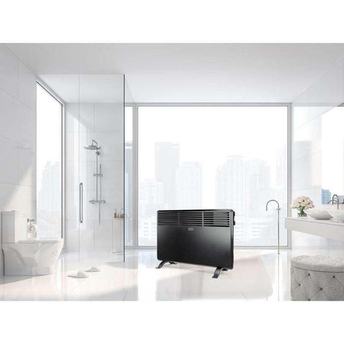 BLACK+DECK - BLACK+DECK Elradiator 1200W Svart