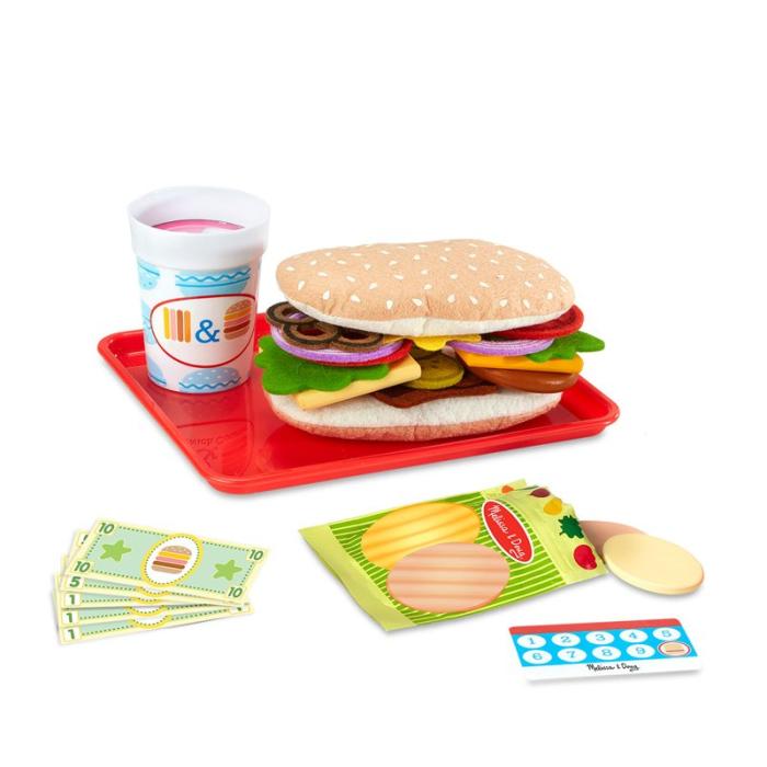 MND - MND Trälekset Wooden Playset Slice and Stack Sandwich Counter