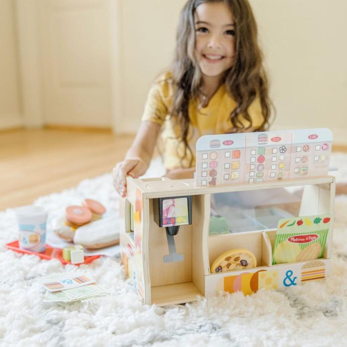 MND - MND Trälekset Wooden Playset Slice and Stack Sandwich Counter