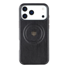 KIGC - KIGC iPhone 17 Pro Mobilskal Magsafe Läder - Svart