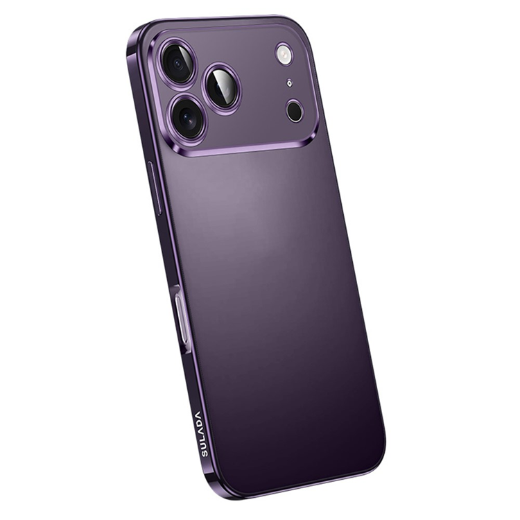 SULADA iPhone 17 Pro Mobilskal Electroplating Nature Matte - Mörklila | 2353 | AlltMobil