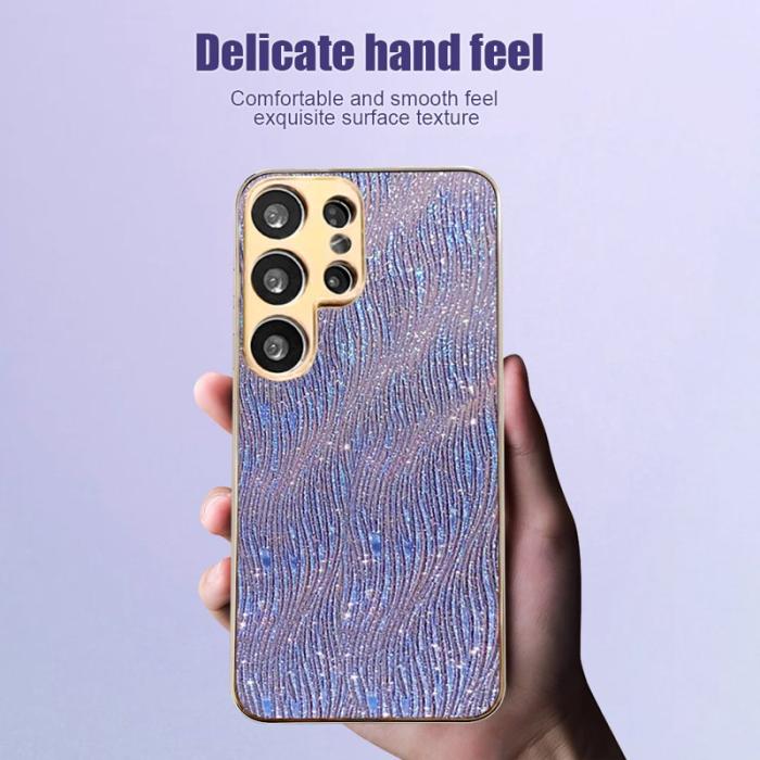 OEM - Mobilskal för Samsung Galaxy S26 Ultra Electropläterad PU + TPU - Rosa