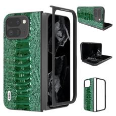 ABEEL - ABEEL Google Pixel 9 Pro Pl&aring;nboksfodral &Auml;kta L&auml;der Gr&ouml;n