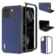 ABEEL - ABEEL Google Pixel 9 Pro Pl&aring;nboksfodral &Auml;kta L&auml;der Bl&aring;