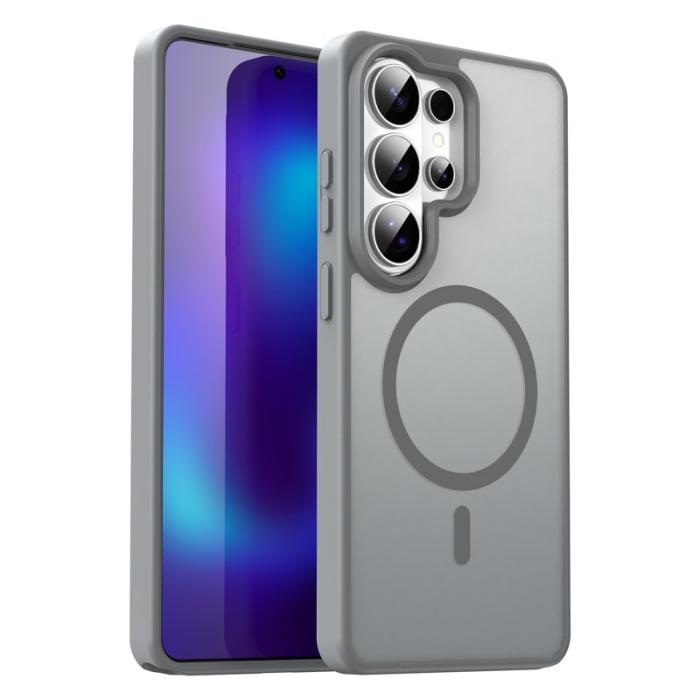 OEM - Mobilskal för Samsung Galaxy S26 Ultra Magnetiskt TPU + PC - Silver