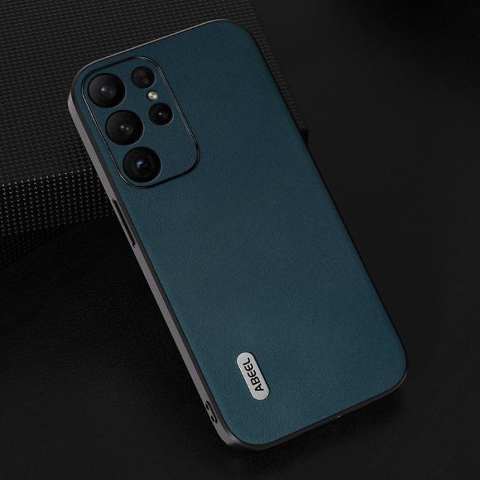 ABEEL - ABEEL Mobilskal till Samsung Galaxy S23 Ultra Äkta Läder Grön
