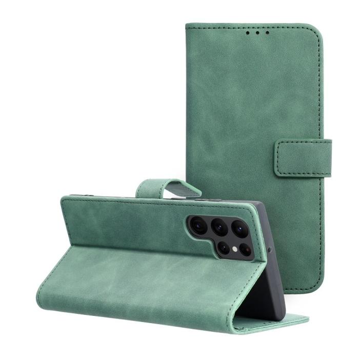 OEM - Forcell Galaxy S22 Ultra Fodral Tender - Grön