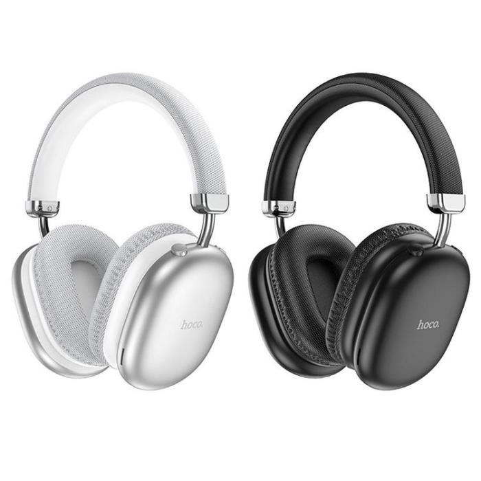 Hoco - Hoco Over-Ear Hörlurar Trådlösa Bluetooth W35 Max - Silver