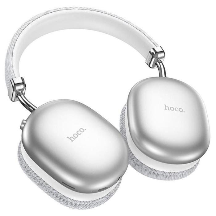 Hoco - Hoco Over-Ear Hörlurar Trådlösa Bluetooth W35 Max - Silver
