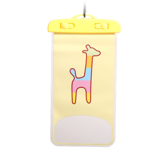 Printed Vattentätt universalt mobilfodral - Giraff | 2353 | AlltMobil