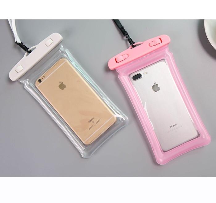 OEM - Flytande Vattentätt universalt mobilfodral - Vit