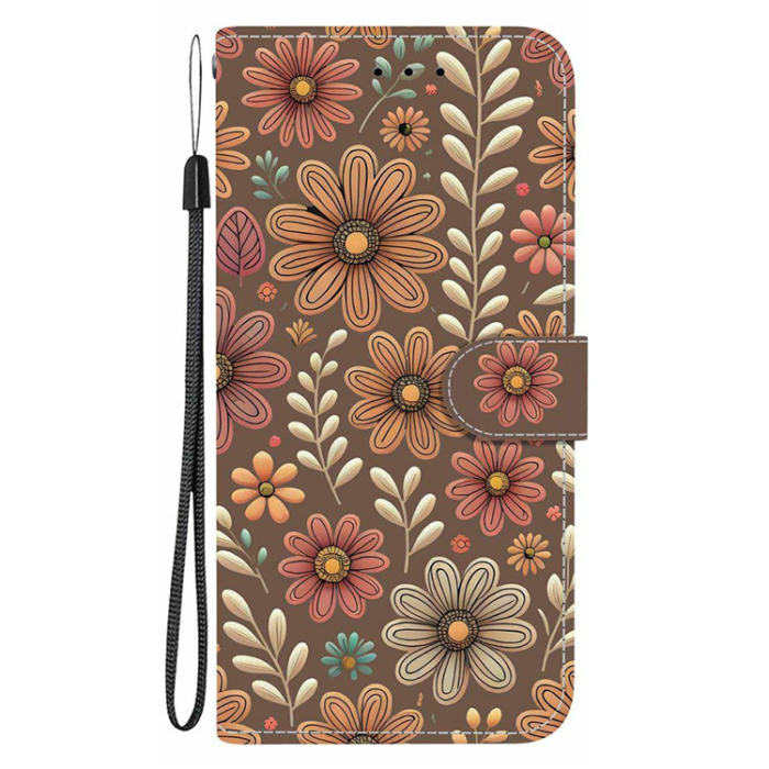 A-One Brand - Sony Xperia 10 VII Plånboksfodral Pattern Printing - Blossom