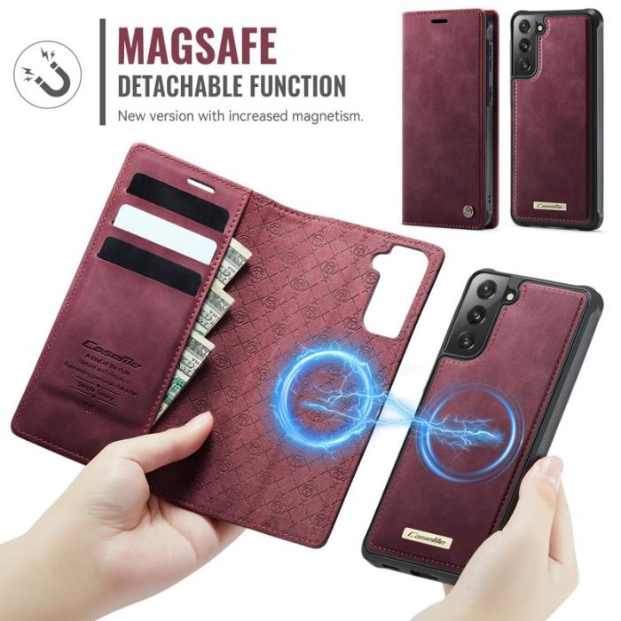 Caseme - CASEME C49 Fodral för Samsung Galaxy S21 5G/4G - Röd