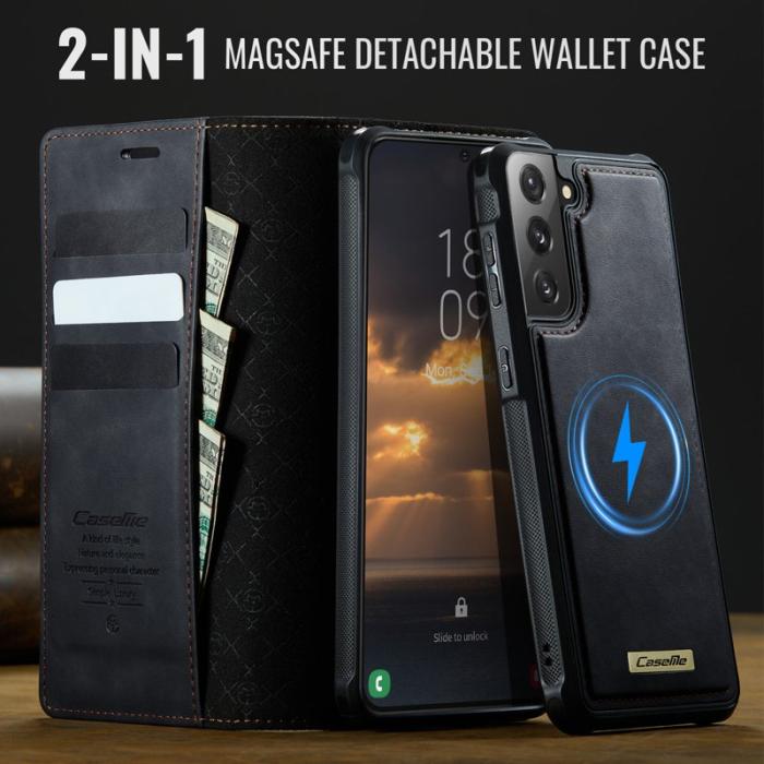 Caseme - CASEME C49 Fodral för Samsung Galaxy S21 5G/4G - Svart