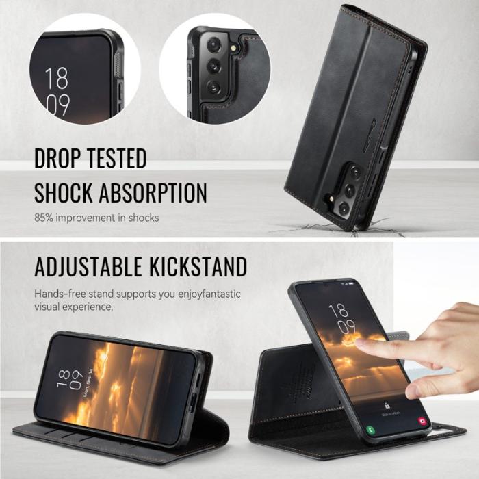 Caseme - CASEME C49 Fodral för Samsung Galaxy S21 5G/4G - Svart