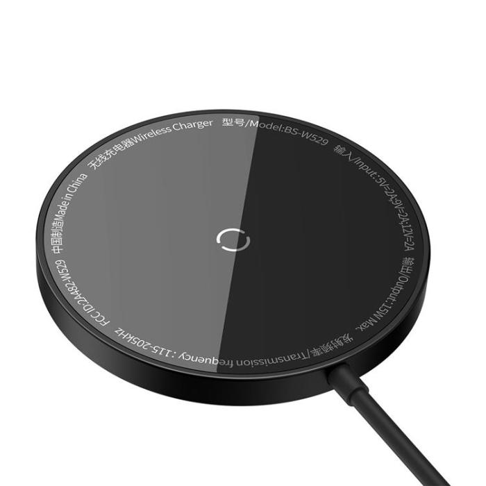 BASEUS - Baseus Mini3 Magsafe Trådlös Laddare Induction 15W - Svart