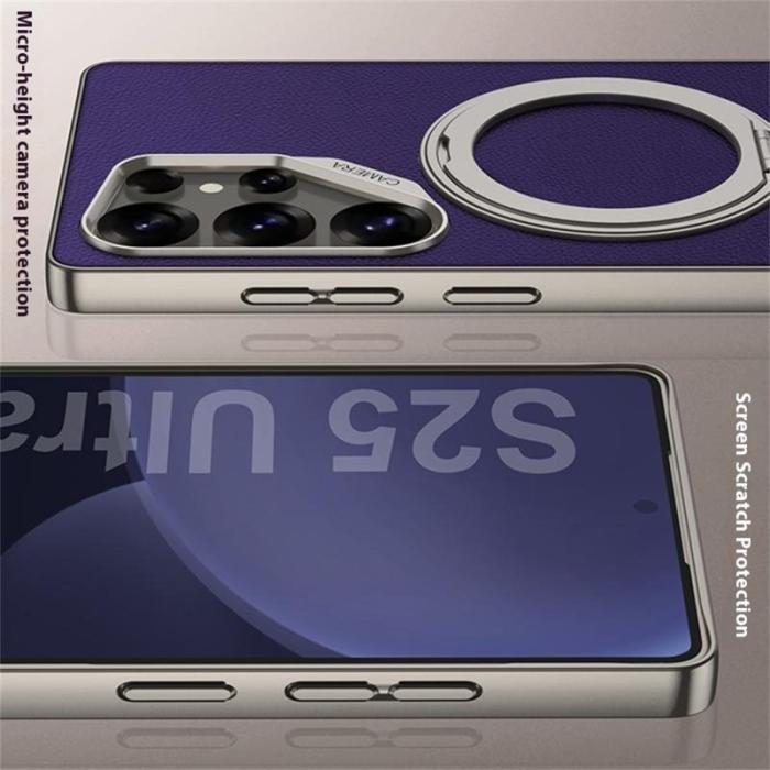 GKK - GKK Mobilskal till Samsung Galaxy S25 Ultra PU + TPU + PC - Svart