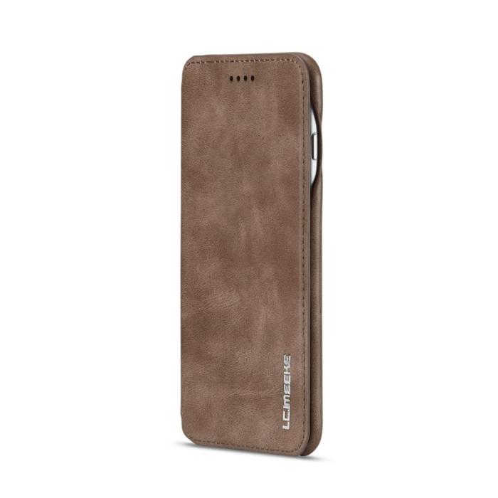 LC.imeeke - LC.IMEEKE Mobilskal till iPhone 6s Plus/6 Plus Retro Äkta läder - Brun