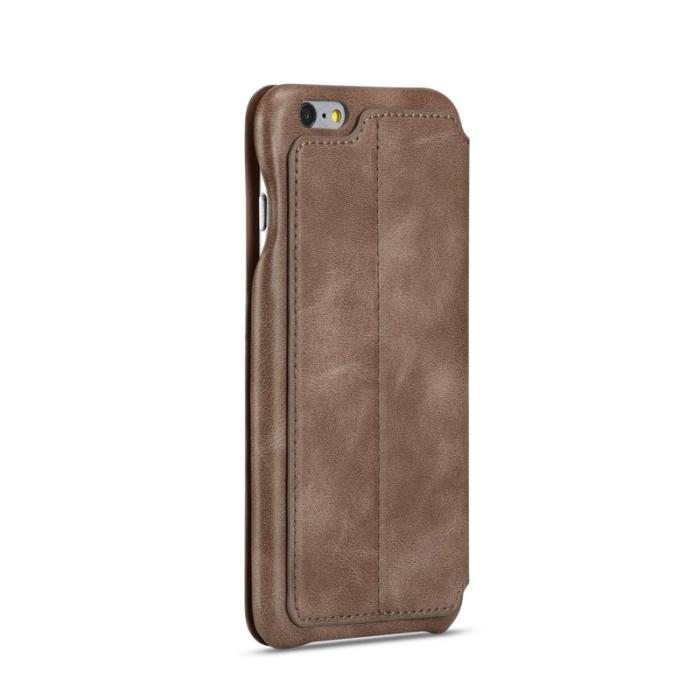LC.imeeke - LC.IMEEKE Mobilskal till iPhone 6s Plus/6 Plus Retro Äkta läder - Brun
