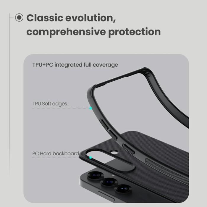 Nillkin - NILLKIN Frosted Shield Pro Mobilskal till Samsung Galaxy S25 Svart