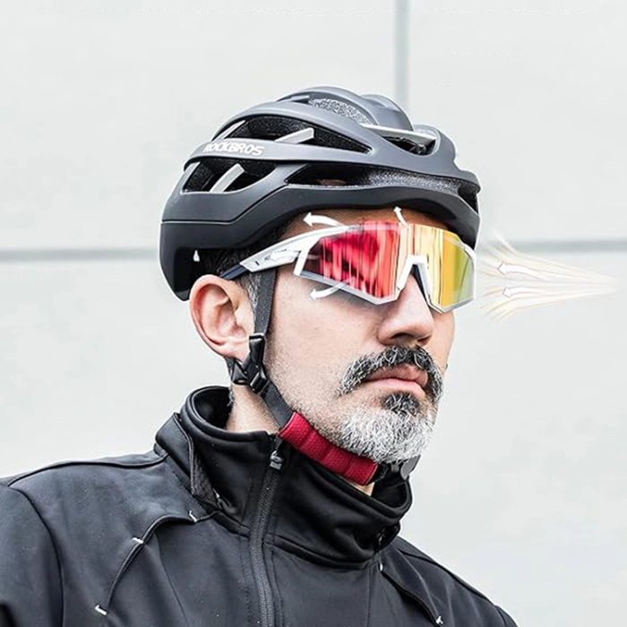 Rockbros - Rockbros polariserande Cykelglasögon - Vit