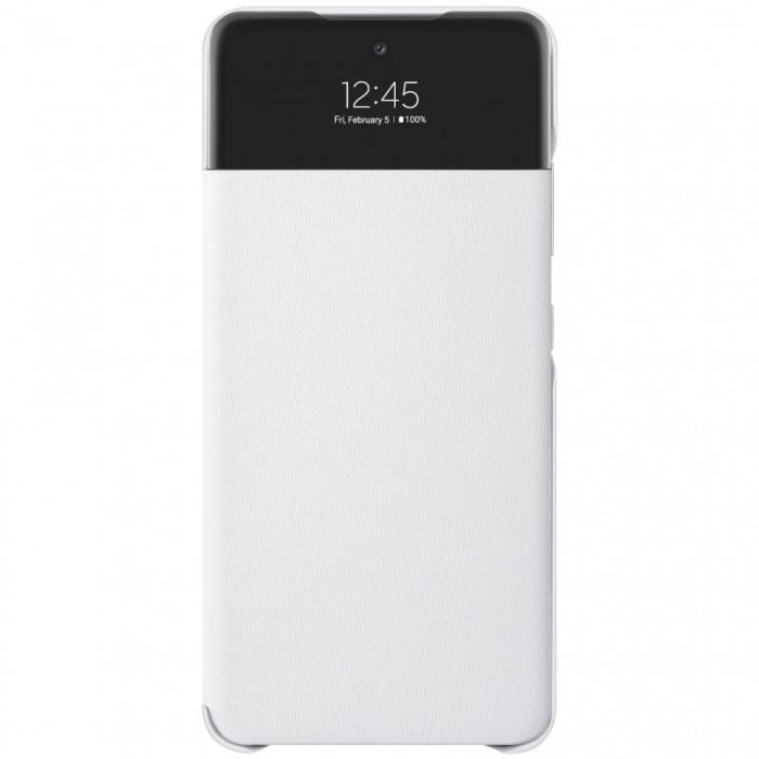 UTGATT5 - Samsung S-View Skal till Samsung Galaxy A52 5G / A52 4G - Vit