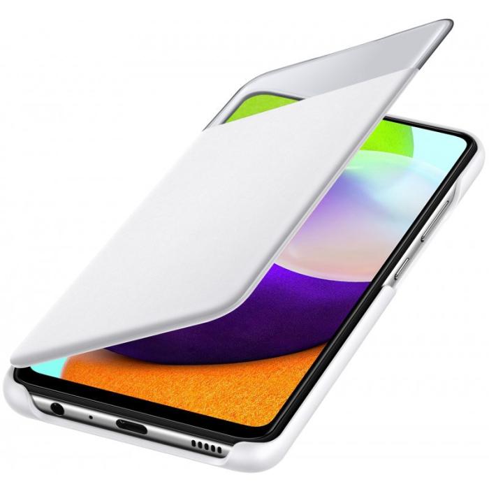 UTGATT5 - Samsung S-View Skal till Samsung Galaxy A52 5G / A52 4G - Vit