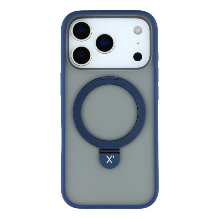 X-Level - X-LEVEL iPhone 17 Pro Fodral Metal Kickstand TPU PC Blå
