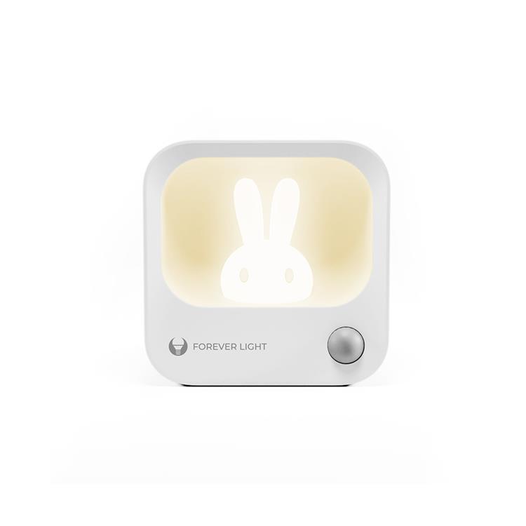 Forever Light LED Bunny Nattlampa LEA PIR 500mAh PURE - Vit | 505295 | AlltMobil