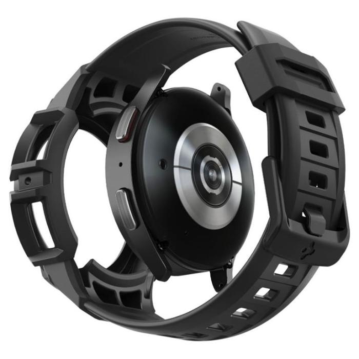 Spigen - Spigen Galaxy Watch 5 Pro (45mm) Armband Rugged Armor Pro - Svart