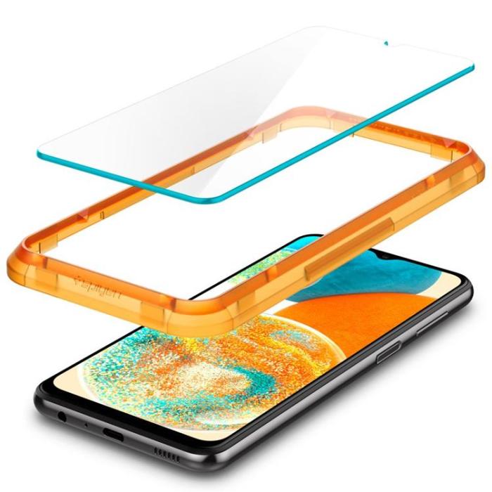 UTGATT - [2-pack] Spigen Galaxy A23 4G/5G Härdat Glas Skärmskydd - Transparent