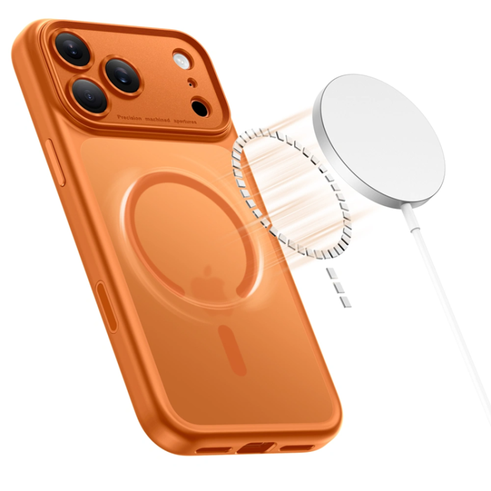 Tech-Protect - Tech-Protect iPhone 17 Pro Mobilskal Magsafe Peak - Cosmic Orange